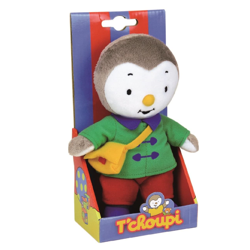  tchoupi peluche boîte cadeau écolier 20 cm 